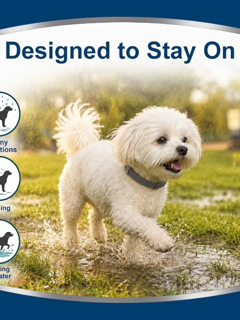 Flea & Tick Collar for Small Dogs - Gray